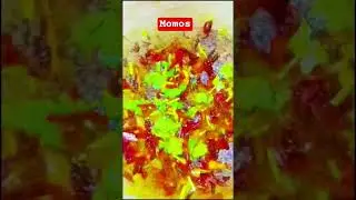 momos recipe ## spicy momos chutney ## shorts video ## first time momos baneiche dekha kenta hoiche