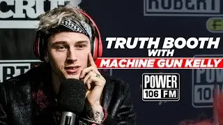 Machine Gun Kelly Enters 'The Truth Booth' - 3 Personal Questions
