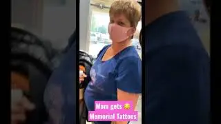 Mom Gets 😞 Memorial Watercolor Tattoos for Lost Son - Celebrate Life Ink - Shadowink Inkfam