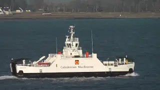 MV Lochinvar Sailing Across Rothesay Bay