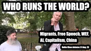 Heiko Khoo Debate at Speakers&rsquo; Corner | Free Speech, WEF, Migration, Bitcoin, AI, Robots & China