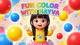 Adventure Learn Colors with Hayva 🌈  #shorts  #animationkids 