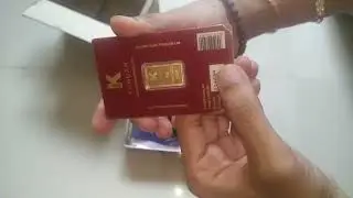 Unboxing Kundan 5 Gram 24K Gold Bar (999.9) 😍 | Lakshmi Ji Pure Gold Treasure