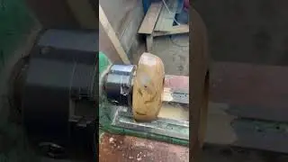 Wood Turning - rustic maple #woodworking #woodturning #woodcarving