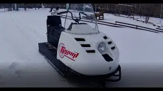 Буран советский снегоход! Драйф на снегоходе!