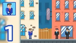 Mr Bullet Spy Puzzles&rlm; - Gameplay Walkthrough Part 1 (IOS ,ANDROID)