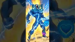 Blue Hero Transforms Into a Super Saiyan | Blue Hero &bull;Powered by (slai.ai) #ai #slai #aiverse