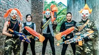 Фильмы LTT: Незабываемые Nerf Quest Silver Flash Nerf Guns Fight Crime Group Tiger Mask