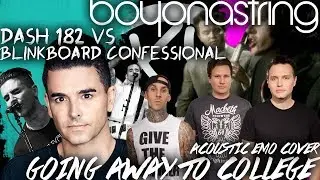 DASHBOARD CONFESSIONAL VS. BLINK 182 ACOUSTIC EMO MASHUP: Going Away To College LIVE & ACOUSTIC