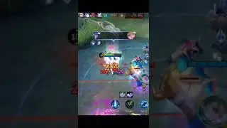 Zhask surprise attack on DPS #moba #mobilelegends #mlbb #zhask #mobilegame #zodiac #landofdawn
