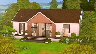 🏠 Minimalist Scandinavian Home | Sims 4 No CC Speed Build | Ambient Indie Music 🏠