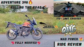 KTM ADVENTURE 390 - RIDE REVIEW🔥/XTREME POWER🤯/TRAFFIC RIDE😈/TOP SPEED😱/POCKET ROCKET🚀/WHEELIE🥵💢