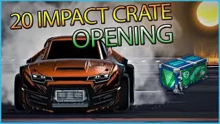 20 NEW IMPACT CRATE OPENING + BLACK MARKET ITEM | Rocket League