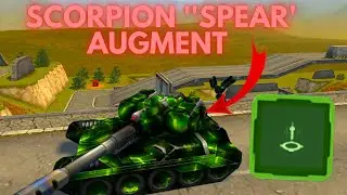 NEW Scorpion ''SPEAR'' Augment Gameplay + Review (Arcade Minigame) - Tanki Online