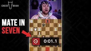 Aman delivers a nasty mate in 7 with one second left #shorts