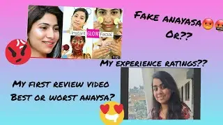 Review @anaysa instant facial glow | YouTube channel SEO | 1st video .