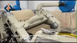 Corrugated board production line