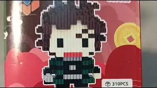 menyusun bricks tanjiro di demon slayer