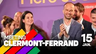 Meeting de la campagne municipale &agrave; Clermont-Ferrand