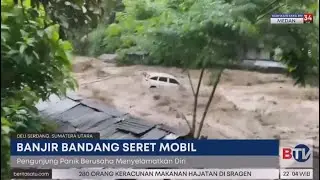 Wisata Pemandian Alam Sembahe Diterjang Banjir Bandang