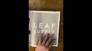 Leaf supply book reading tapping and tracing 