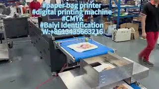 #paper bag printer  #digital printer #CMYK #Baiyi Identification