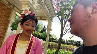 Mulan meet and greet Disney World magic kingdom