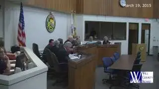 Will County Board Meeting - March 2015