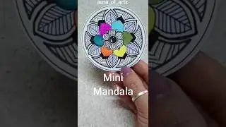 Mini mandalaart @aura_of_artz-2 #mandalaart #meditativemandalaart #minimandala #beautifulmandala