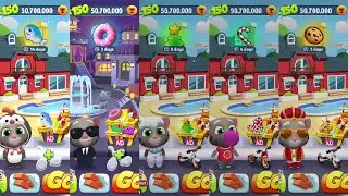 Talking Tom Gold Run all events all Tom outfits unlocked Gameplay Android ios 
