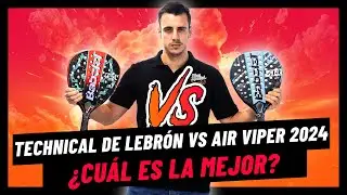 Comparativa BESTIAL palas Babolat Technical Viper Lebr&oacute;n VS Air Viper 2024🔥