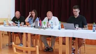 Zastupiteľstvo obce Bystričany 15. august 2025  | #bystricany