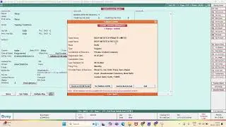 How to validate  GST in Busy||Enter party details through GST number