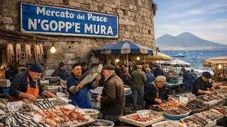 Il mercato piu antico di napoli ...un viaggio nel passato n'gopp'e mura#napoli#mercato 