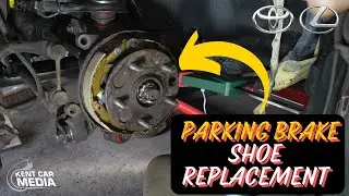 Замена тормозных колодок стояночного тормоза на Lexus и Toyota | LS400