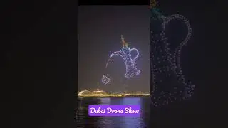 Dubai Drone Show : Dubai Shopping Festival : Bluewaters Island