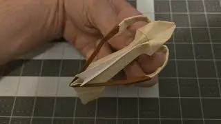Origami Crossbow, Bowstring, and Bolt! By Alexander Roa