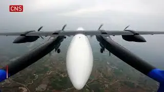First four-engine large drone developed by China makes maiden flight
