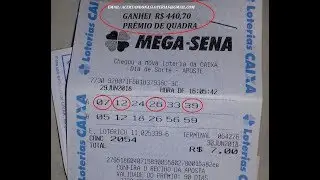 Como Ganhar na Mega Sena #Dica 1(Acertamos a Quadra R$ 440,70)