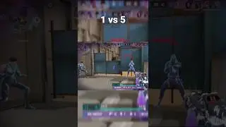 1 VS 5 ACE ?!?!? HYPER FRONT | VALORANT MOBILE COPY