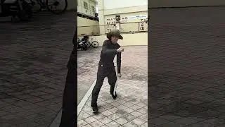 Lakan Hero performing highlights freestyle power movement using a double sword|Jakmy Kali System