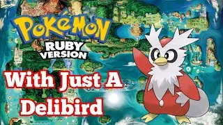 Beating Pok&eacute;mon Ruby With Just A Delibird (No Items In Battle)
