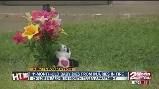 Baby dies from injuries in North Tulsa apartment fire