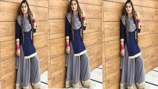 Beautiful New Plain Palazoo Suits Designs||Colour Combinations Palazoo Suits||Simple Palazoo suits