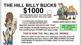 Cash cow flyers, WTM PUB, The millionaire mailer, Cash secret wealth unlimited, Free postage stamps