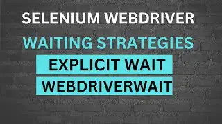 How to use WebDriverWait API in Selenium 4 with Java