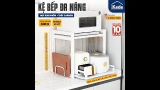 HD LẮP KỆ BẾP 2 TẦNG SPACE ALUMINUM [IKEDE]