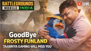 BGMI Frosty Funland Farewell LIVE 🔥 | Last Chance Gameplay | Emotional Stream
