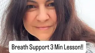 Breath Support 3 Min Voice Lesson #breathsupport #voicelessons #voicecoach #voicecoach 
