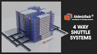 AkdenizRack - 4 Way Shuttle Systems